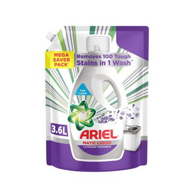 Ariel Liquid Detergent Top Load - 3.6L with Lavender freshness fragnance