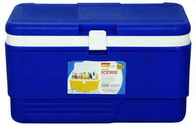 Aristo Insulated Chiller Ice Box with Vent Lid & Plug for Travel Party Bar Ice Cubes,48 Litre (62.5 x 36 x 35.5) cm