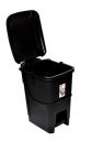 ARISTO Plastic Pedal Dustbin 12 LTR (BLACK)...