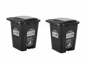 ARISTO Plastic Pedal Garbage Waste Dustbin 45 LTR BLACK/BLACK (COMBO)...
