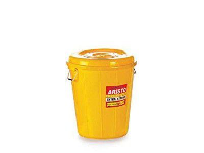 Aristo Plastic Storage Bucket 32 L,Yellow 