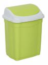 ARISTO Plastic Swing Lid Small Dustbin 16 Litre Green (29.3 x 22.5 x 40.5 CM)...