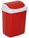 ARISTO Plastic Swing Lid Small Dustbin 16 Litre Red (29.3 x 22.5 x 40.5 CM)...