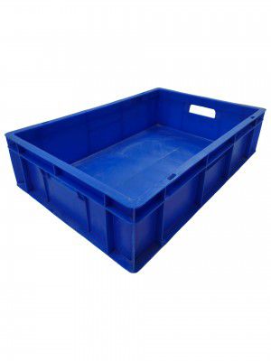 ARISTO Portable and Stackable Plastic Storage Container Box Crate 64180 CH designed for multipurpose storage Blue