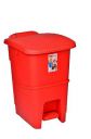 ARISTO Red,12 Ltr Plastic Pedal Garbage Waste Dustbin...
