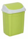 ARISTO Small Plastic Swing Dustbin,16 Ltr (Green)...