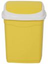 Aristo Small Plastic Swing Dustbin,16 Ltr Yellow...