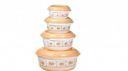 Aristo Supreme Plastic Storage Container Set Of 4, (Capacity - 350-650 - 1300-2500 ml)...