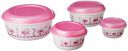 Aristo Supreme Plastic Storage Container Set Of 4, Color May Vary (Capacity - 350-650 - 1300-2500 ml)...