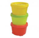 Aristo Swift Plastic Storage Container 300ml - Set Of 3 -Color May Vary...