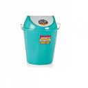 ARISTO Swing Lid Garbage Waste Dustbin with Metal Coated Side Handle (25 LTR, Green)...