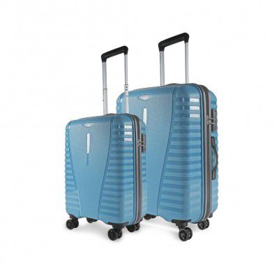 Aristocrat Air Pro Trolley Bag Set of 2 Polypropylene Hard Luggage (55Cm and 66Cm)