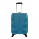 Aristocrat Airpro 55cm Polypropylene Hardsided Cabin Size 8 Wheels Blue Trolley Bag...