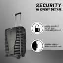 Aristocrat Airpro 66 cms Medium Check-in Polypropylene Hardsided 8 Wheels Luggage | 7-Year Warranty...