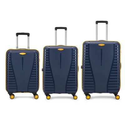 Aristocrat Airpro Plus 3 Pc Set Cabin (55Cm + 66Cm+76Cm) 8 Wheels Trolley Bags
