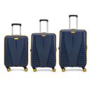 Aristocrat Airpro Plus 3 Pc Set Cabin (55Cm + 66Cm+76Cm) 8 Wheels Trolley Bags...