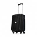 Aristocrat Armstrong Cabin 55 Cm(Small) Check-in Check-in 4 Wheels Trolley Bags for Travel Hard Case Luggage, Lightweight Bag with Combination lock (Black)...