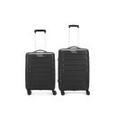 Aristocrat Chroma 2 Pc Set Cabin 55 Cm(Small) Check-in 66 Cm(Medium) 8 Wheels Trolley Bags...