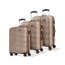 Aristocrat Comet 8 Wheel Set of 3 (Small+Medium+Large) Hard Case Trolley Bag...
