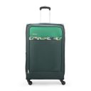 Aristocrat Commander 79Cms Premium Polyester with PVC Coating Soft Sided Check-in 4 Wheels Large Green Spinner Suitcase...