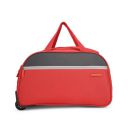 Aristocrat Enigma 52 Cm Polyester Softsided Cabin Size 2 Wheels Duffle Trolley - Red...