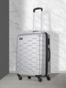Aristocrat FENCER STROLLY Textured Water Resistant Hard-Sided Medium Trolley Suitcase...