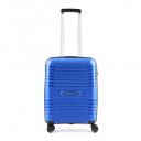 Aristocrat Harbour 55 Cms Small Cabin Plastic Hard Sided 8 Wheels 360 Degree Rotation Luggage- Suitcase, Blue...