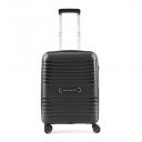 Aristocrat Harbour 55 Cms Small Cabin Plastic Hard Sided 8 Wheels 360 Degree Wheeling System Luggage- Suitcase, Black...