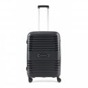 Aristocrat Harbour 66cm Polypropylene Hardsided Medium Size 8 Wheels Black Suitcase...