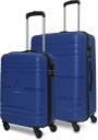 ARISTOCRAT  Hard Body Set of 2 Luggage 4 Wheels - Airstop Cabin & Medium (Set Of 2) Blue, Hardcase, 4 Wheels,7 Year Warranty - Blue...