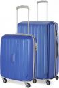 ARISTOCRAT Hard Body Set of 2 Luggage 4 Wheels - Cabin+Medium (55+65 cm) Poly propylene Hard sided 4 Spinner Wheels Trolley - Blue...