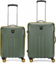 ARISTOCRAT Hard Body Set of 2 Luggage 8 Wheels - ARISTOFALCON-PROSET 55+65 360 N. TGN - Green...
