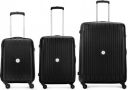 ARISTOCRAT Hard Body Set of 3 Luggage 4 Wheels - ARMSTRONG SET 53+65+78 360 JBK - Black...