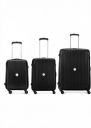 ARISTOCRAT Hard Body Set of 3 Luggage 4 Wheels - ARMSTRONG 3 (Small 53cm|Medium 65cm|Large 78cm) -  Black, Blue...