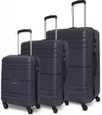 ARISTOCRAT Hard Body Set of 3 Luggage - Airstop Cabin,Medium & Large(Set Of 3) - Grey...