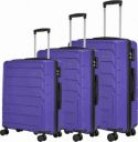 ARISTOCRAT Hard Body Set of 3 Luggage - CHROMA STR SET (SMALL+MEDIUM+LARGE SIZE) - Purple...
