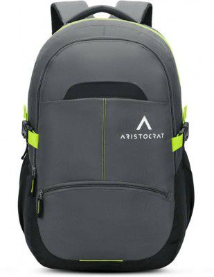 ARISTOCRAT  Large 32 L Laptop Backpack Charge With Multiple Utility Pockets & Rain Cover  (Grey)