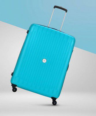 ARISTOCRAT Large Check-in Suitcase (78 cm) 4 Wheels - Armstrong 78 - Trolley Bag - Teal, Black