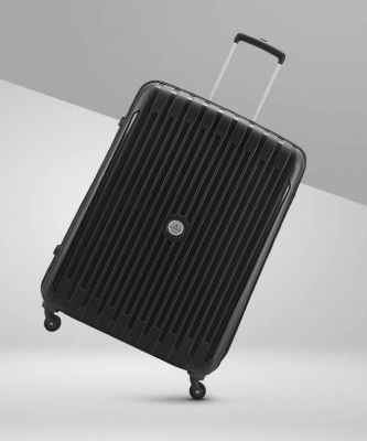 ARISTOCRAT Large Check-in Suitcase (78 cm) 4 Wheels - Armstrong 78 - Trolley Bag - Black, Blue