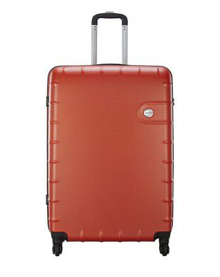 Aristocrat Lisbon ABS Hardside Trolley Bag with Anti-Scratch Surface (Large 79 Cms Red)