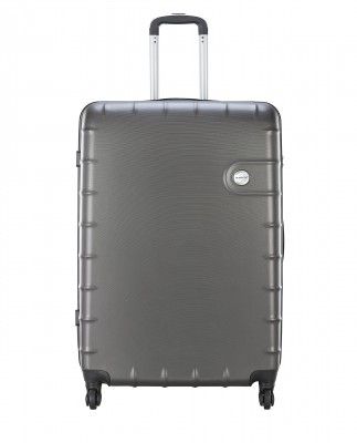 Aristocrat Lisbon Large 79 Cms Graphite Hardside Trolley Bag with Anti-Scratch Surface