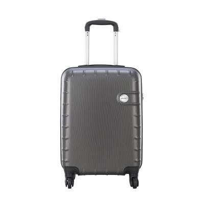 Aristocrat Lisbon Small 55 Cms Graphite Hardside Trolley Bag with Anti-Scratch Surface
