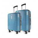 Aristocrat Medium Polypropylene (Pp) Air Pro Set of 2 Hard Carry-On Luggage (66+76Cm)...