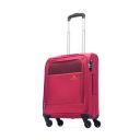 Aristocrat Oasis Plus Cabin Size Soft Luggage (55 Cm)|Spacious Polyester Trolley with 4 Spinner Wheels and Combination Lock|Dazzling Red|Unisex|5 Year Warranty...