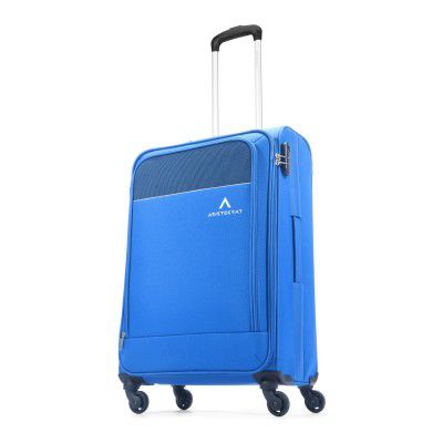 Aristocrat Oasis Plus Medium Size Soft Check in Spinner Luggage (69 Cm)|