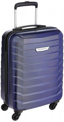 Aristocrat Polycarbonate 56 cms Hard Suitcase (JUKE55TMIB_Blue)