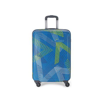 Aristocrat Polyester Hard 55 Cms Luggage- Suitcase(Duedge55Deb_Deep Teal Blue)