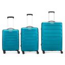 Aristocrat Polypropylene Chroma 3 Pc Set Cabin 55 Cm (Small), 66 Cm(Medium), 75 Cm(Large) Trolley Bags...