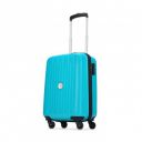 Aristocrat Polypropylene (PP) Armstrong Cabin 55 Cm(Small) 4 Spinner Wheels Trolley Bags (Teal Blue)...