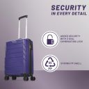 Aristocrat Polypropylene (PP) Chroma Cabin 55Cm Hardsided Luggage, 7 Year Warranty - Purple, Small...